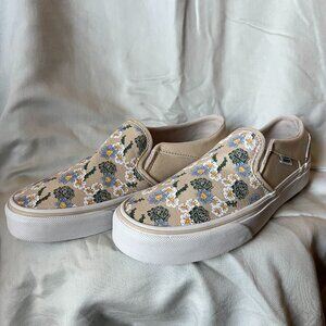 Vans Asher-Desert Floral Rainy Day Sneakers | Size 6.5 WM